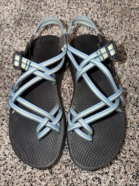 Chaco  Blue Strappy Sandals Women's Size 11